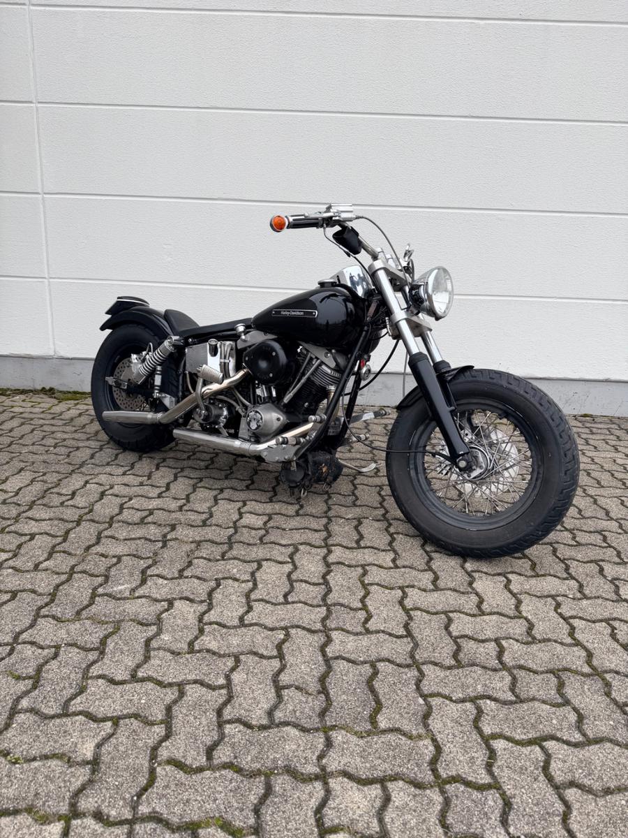 Harley-Davidson Shovelhead/ Schwingenrahmen/ PM Bremse/ S&S Verg