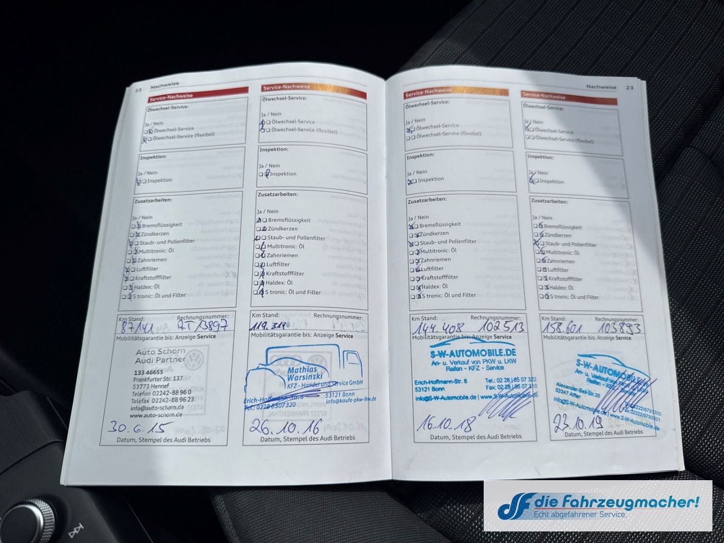 Fahrzeugabbildung Audi A3 2,0TDi Sportback Ambition Klimaautom *EXPORT