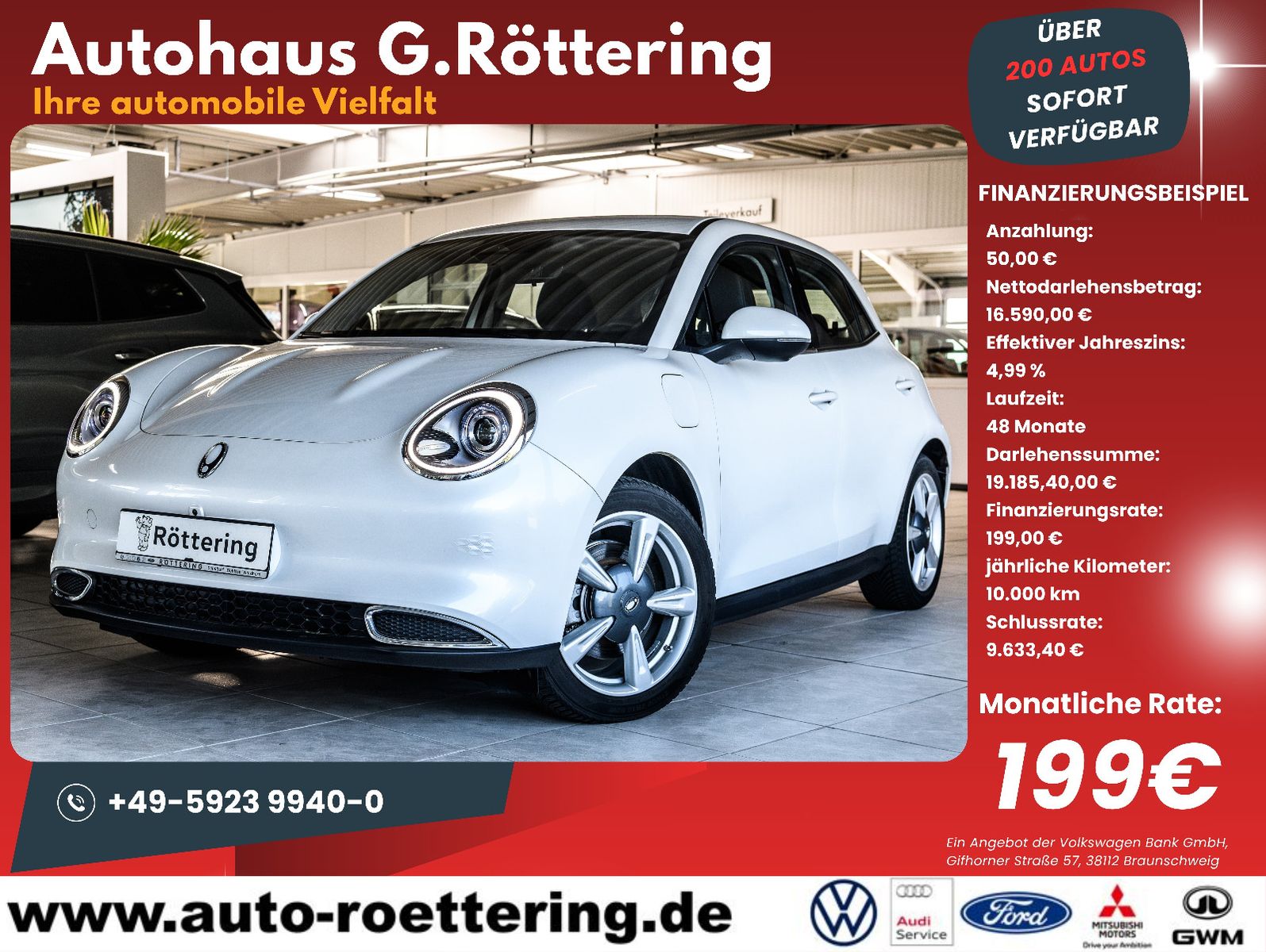 Fahrzeugabbildung GWM Ora 03 300 *NAVI *LED *Allwetter