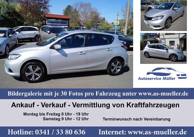 Nissan Pulsar 1,2i 85kw Navi-Kamera-Sitzh.-27984 km uvm