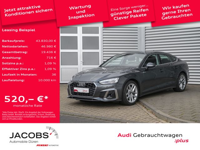 Audi A5 Sportback 40TDI S line ACC/Matrix/Navi+/Kam