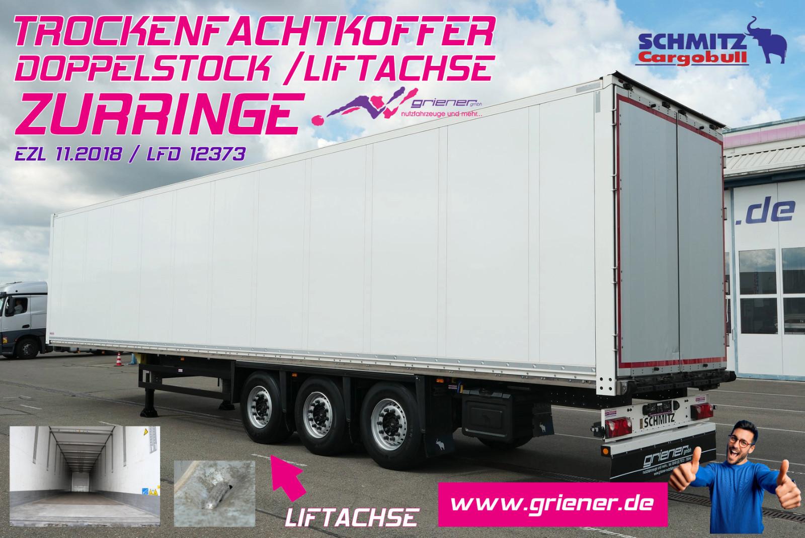 Schmitz Cargobull SKO 24/DOPPELSTOCK 33/66 / 2700 mm LIFTACHSE