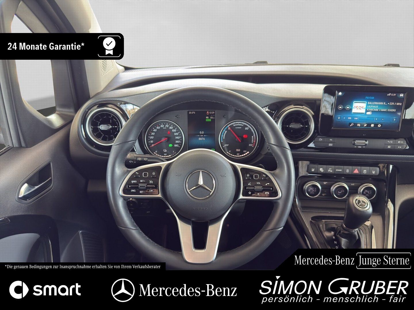 Fahrzeugabbildung Mercedes-Benz EQT 200 Power Ambi Kamera LED AHK AC22/DC75