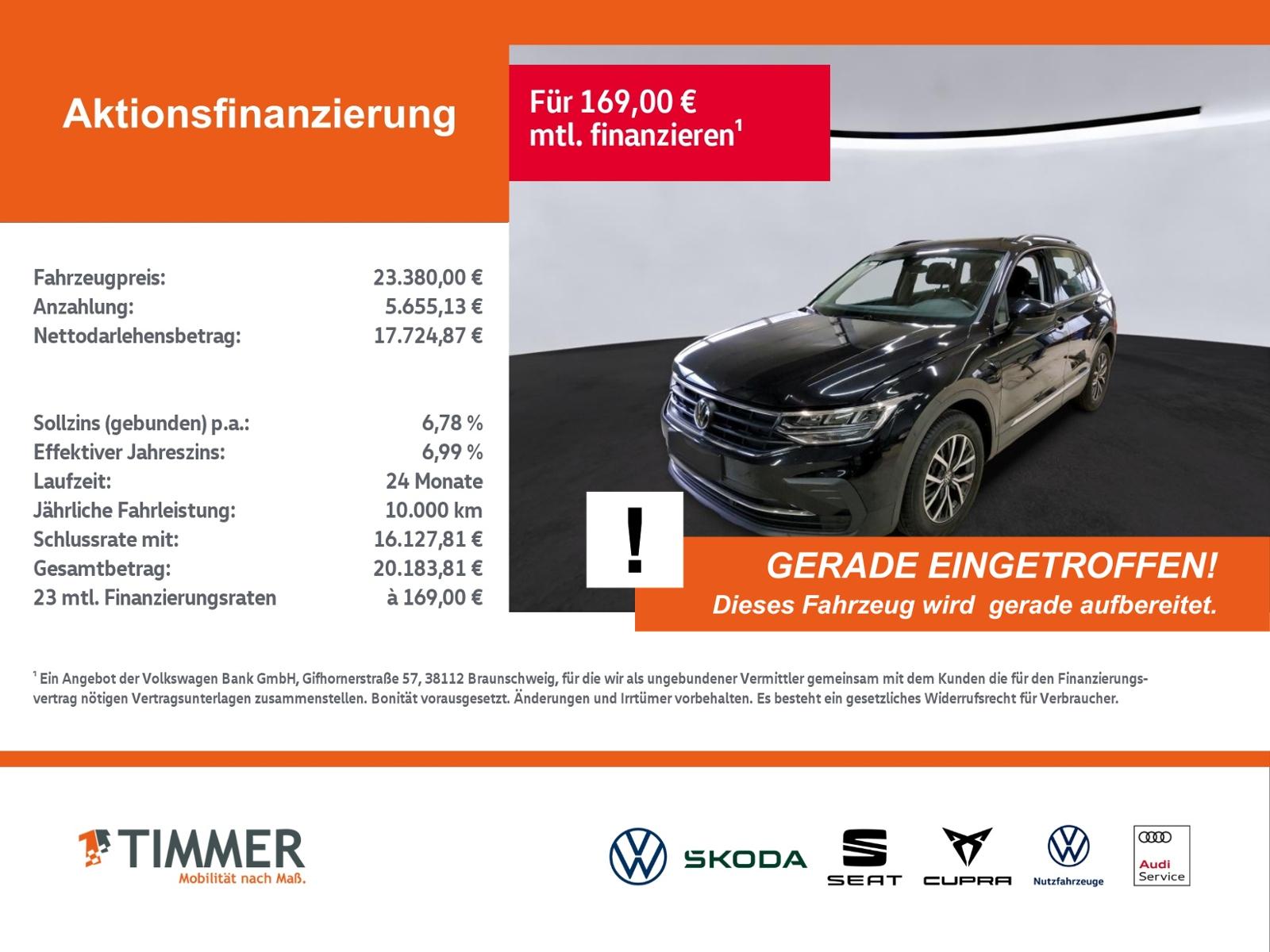Volkswagen Tiguan 1.5 TSI LIFE +LED +ACC +NAVI +SHZ +17" +A