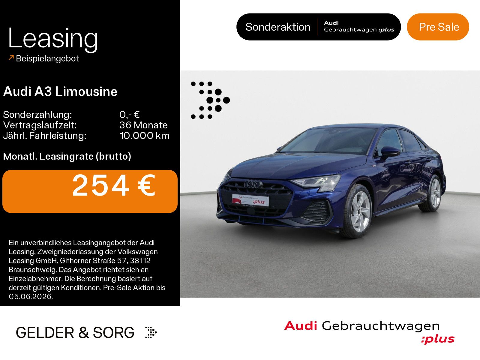 Audi A3 Limousine 35 TFSI S line Business*LED*AHK*