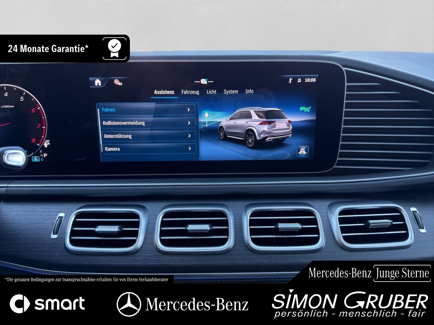 Fahrzeugabbildung Mercedes-Benz GLE 450 4M AMG Night Pano Standhzg Burm Airmatic