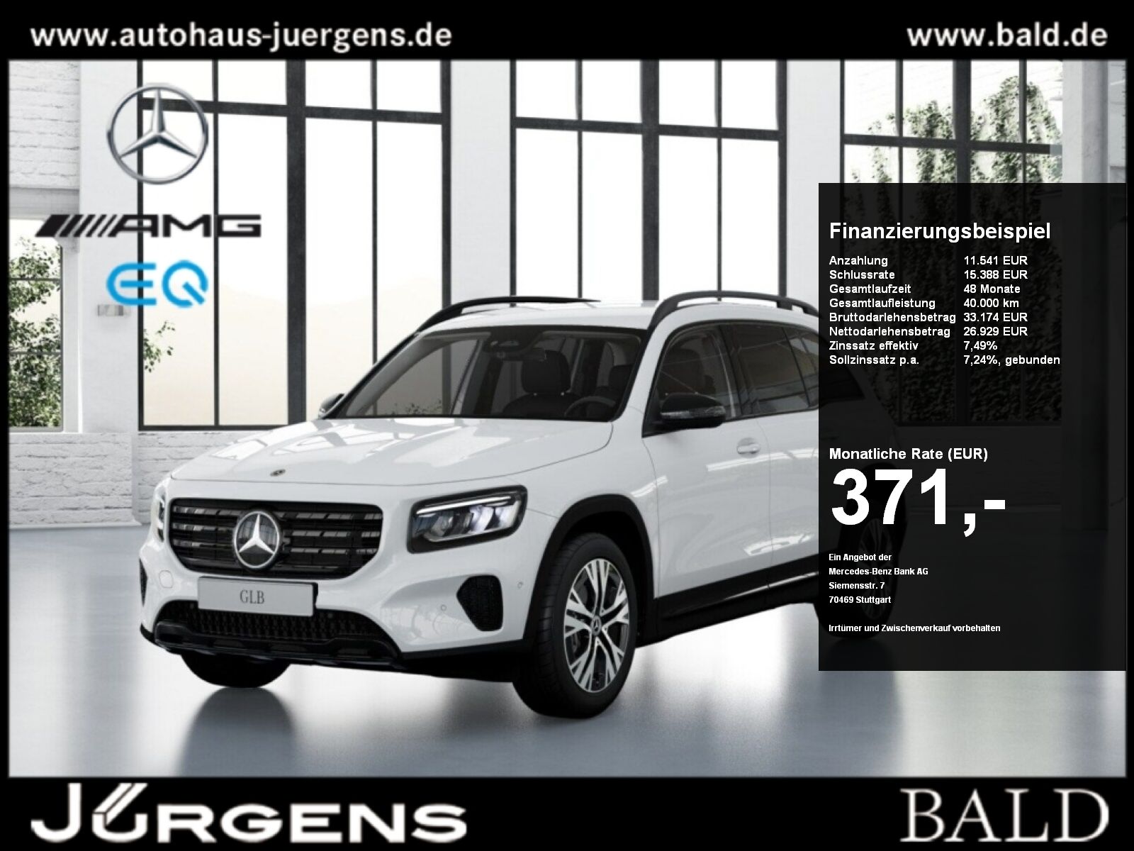 MERCEDES-BENZ GLB 180 Progressive+Night+Cam+LED+Navi+Wide+PTS