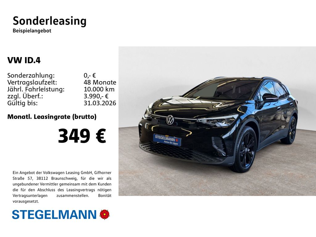 ID.4 Pure 1-Gang-Automatik Pure Performance Blac