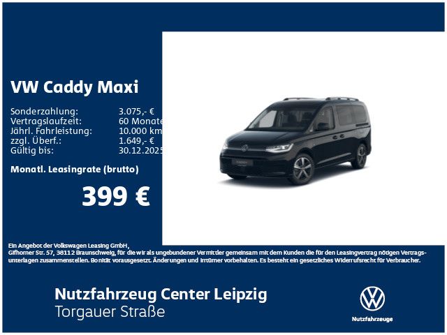 Volkswagen Caddy Maxi GOAL 1.5 l 85 kW eHybrid NAVI*KESSY