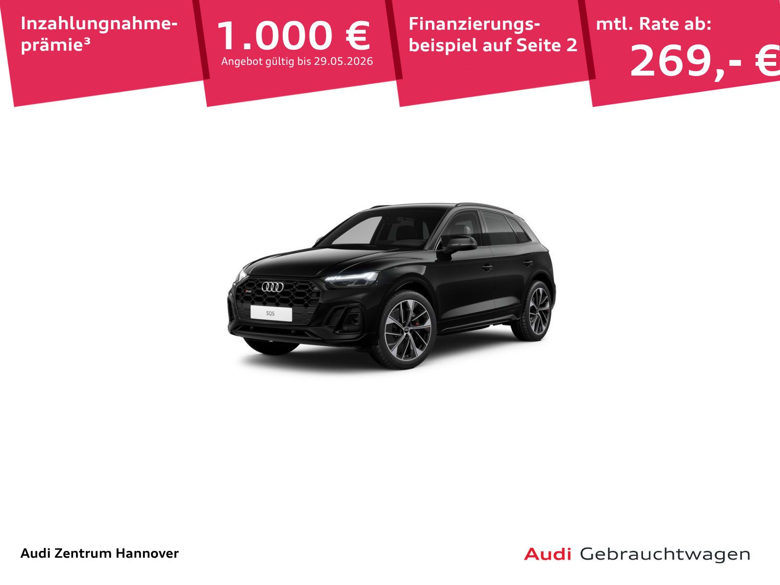 Audi SQ5 3.0 TDI quattro Matrix B&O Kamera AHK Luftf