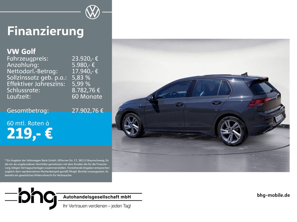 Golf 1.5 eTSI DSG R-Line *LED*EINPARKHILFE*