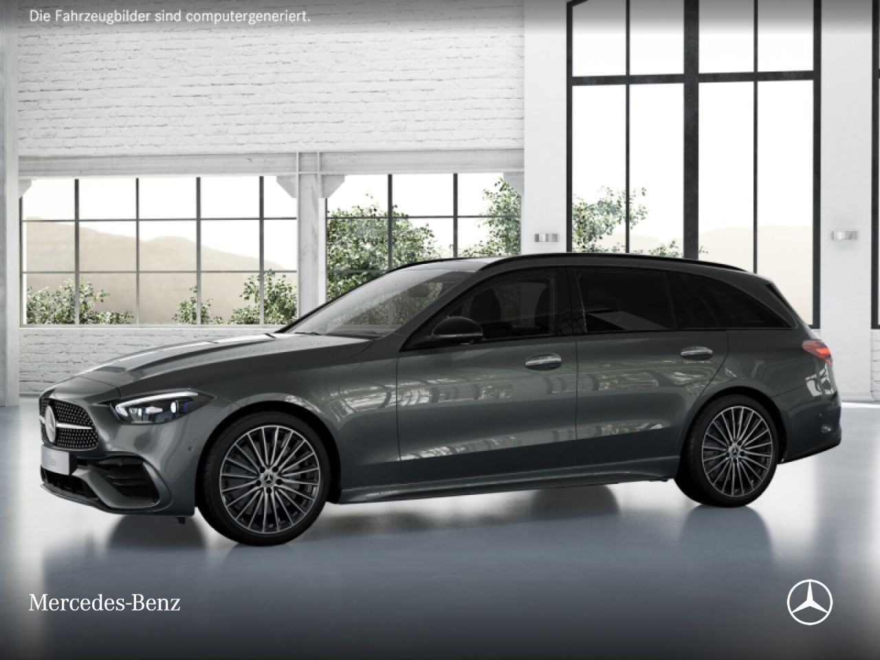 Mercedes-Benz C 220 d T AMG NIGHT PANO 360 AHK BURMESTER 19 foto 3