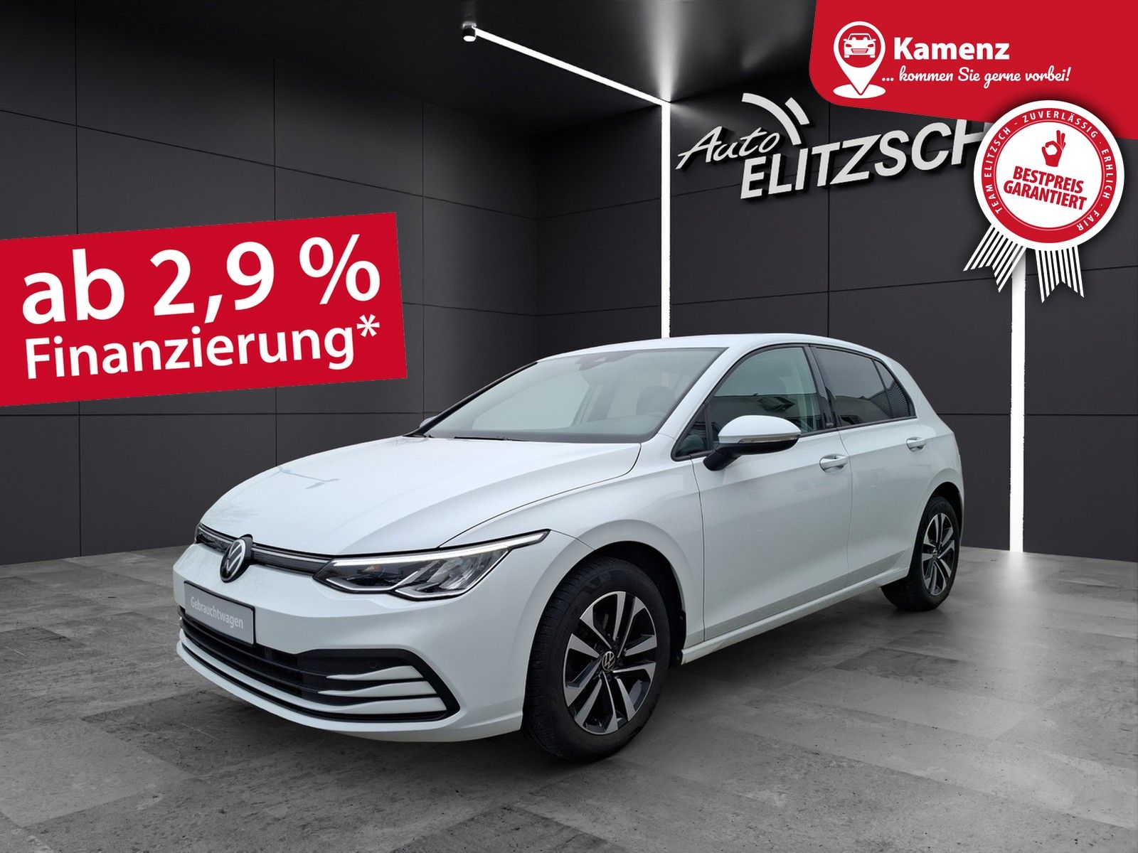 Fahrzeugabbildung Volkswagen Golf VIII TSI United LED Navi AID PDC SH LM