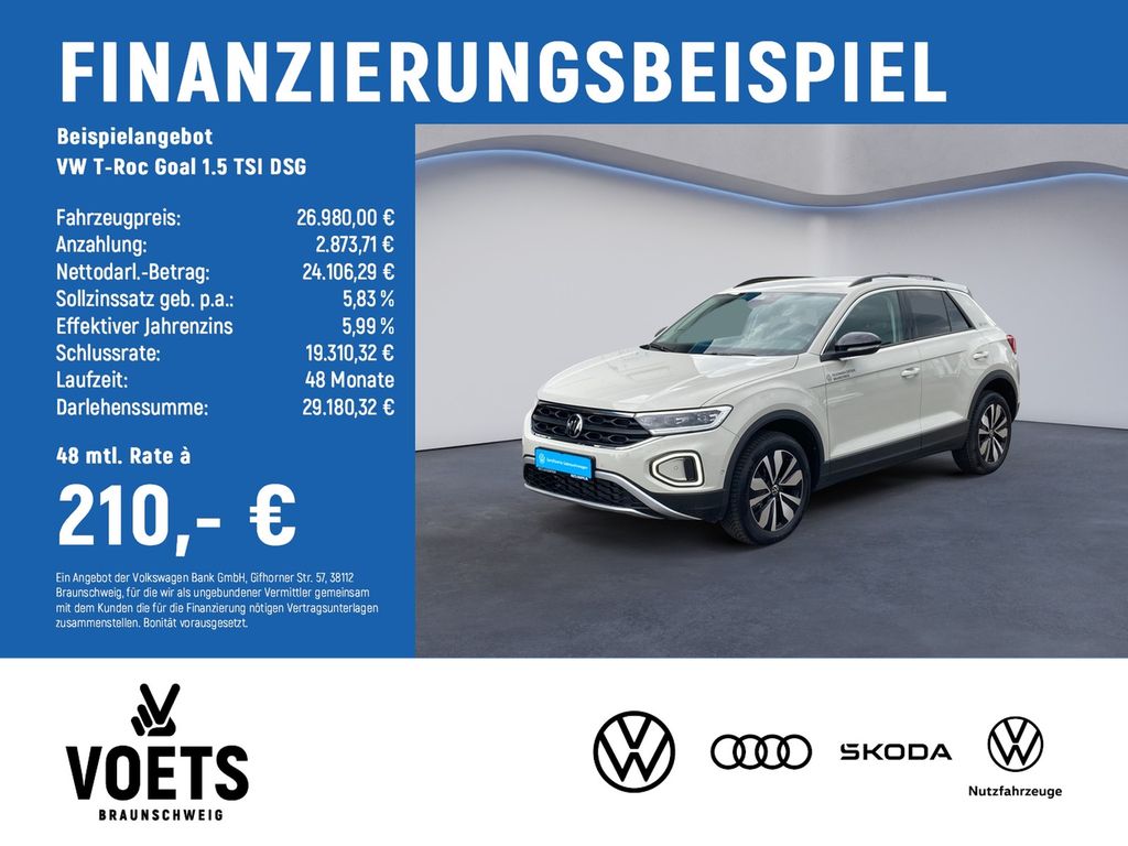 T-Roc Goal 1.5 TSI DSG RearView+TravelAssist+SHZ
