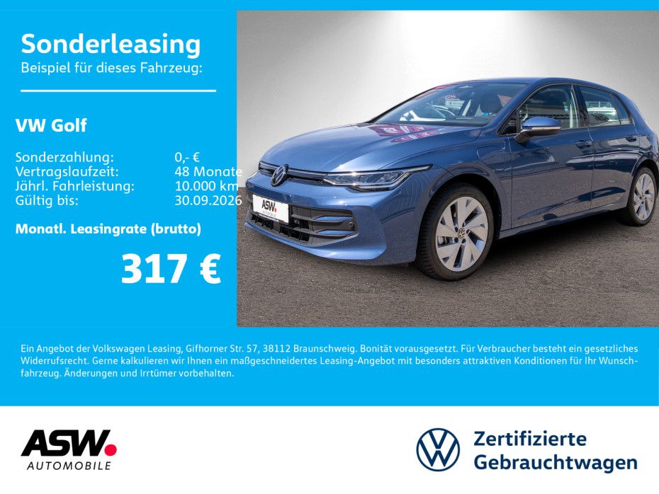Golf Life 1.5 TSI eHybrid DSG LED Navi HUD AHK