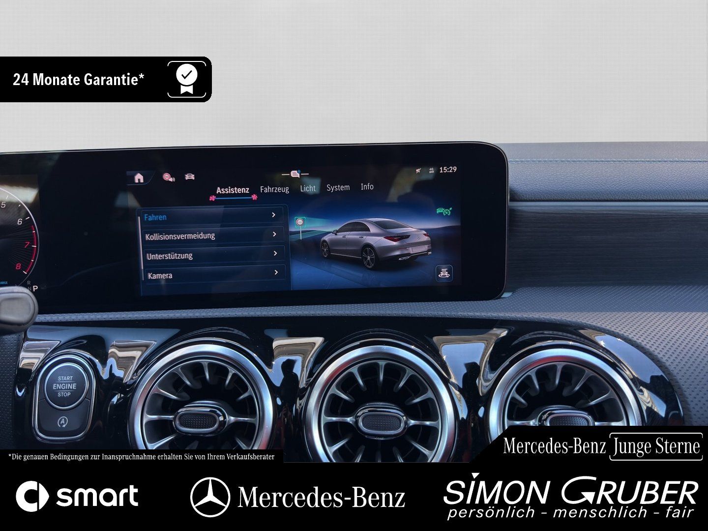 Fahrzeugabbildung Mercedes-Benz CLA 250 4M AMG Night Pano Leder MBeam HUD 360