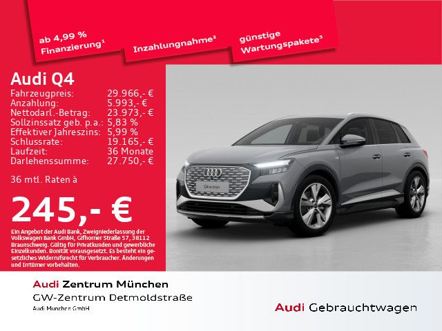 Audi Q4 35 e-tron S line ACC/HuD/Kamera/Navi+