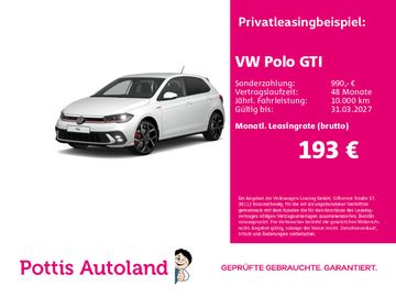 Volkswagen Leasingangebot: Volkswagen Polo GTI NAVI KLIMA ACC SHZG PDC