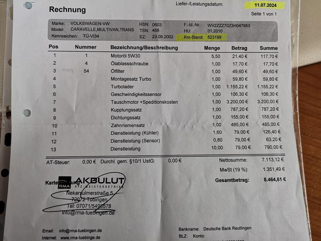 Volkswagen T4 Caravelle