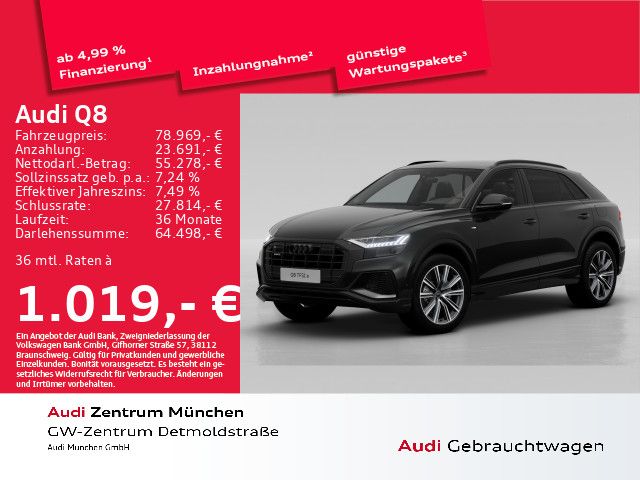 Audi Q8 55 TFSI e qu. 3x S line HD-Matrix/Kamera/ACC