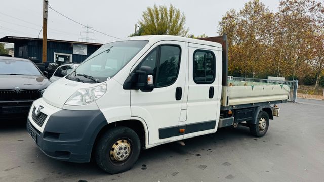 Peugeot Boxer Pritsche Doppelkabine 7 Sitzer Klima AHK