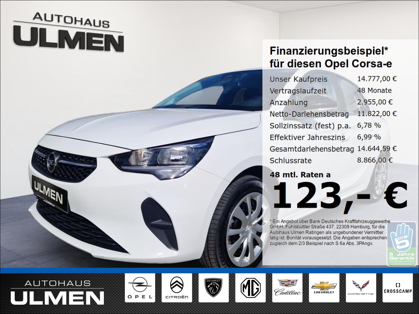 Opel Corsa-e Navi-Link-Tom+Bluetooth Keyless Tempomat