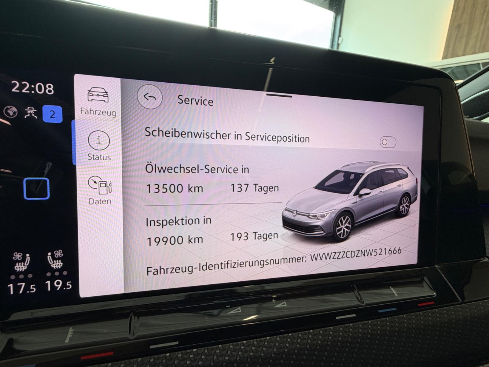 Volkswagen Golf 8 R Performance Harman Kardon Vollleder Headup, миниатюра 12