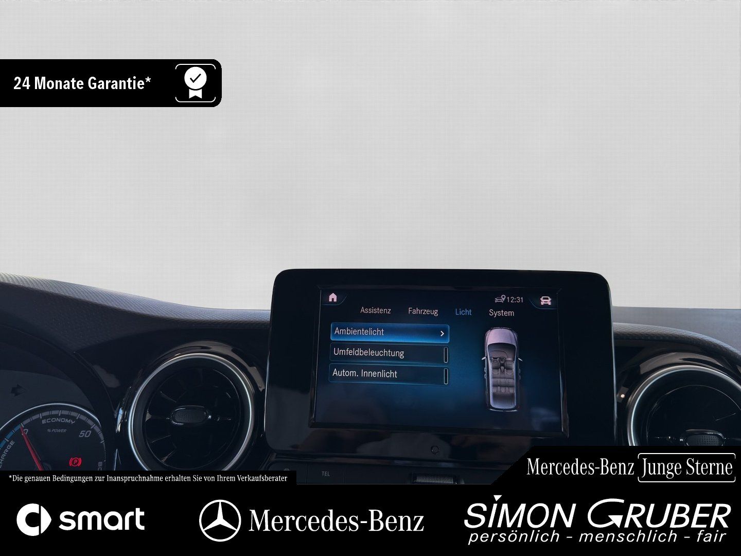 Fahrzeugabbildung Mercedes-Benz EQT 200 Power Ambi Kamera LED AHK AC22/DC75
