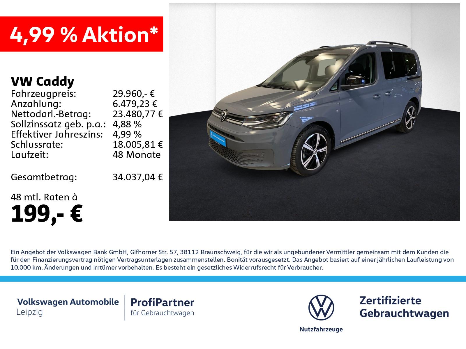 Volkswagen Caddy 1.5 TSI Dark Label *AHK*Pano*Navi*PDC