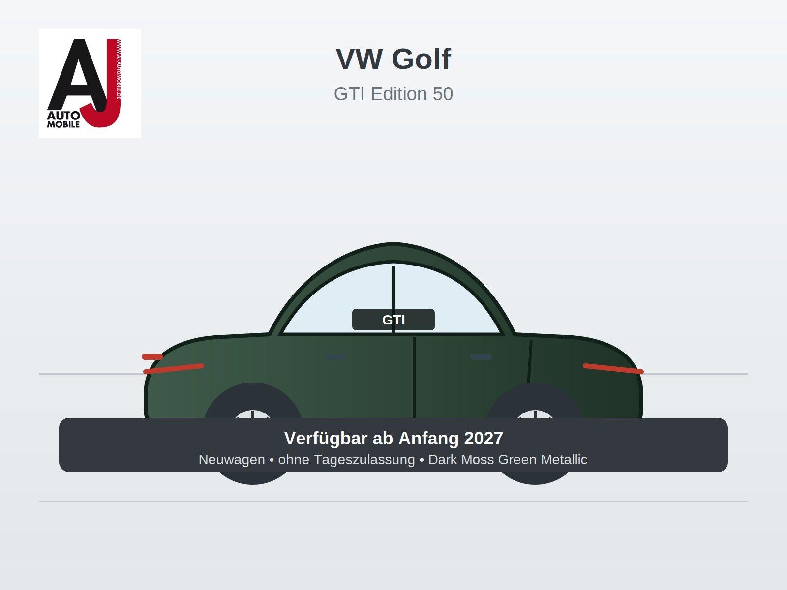 Volkswagen Golf VIII GTI Edition 50 2x in Vorbestellung 202