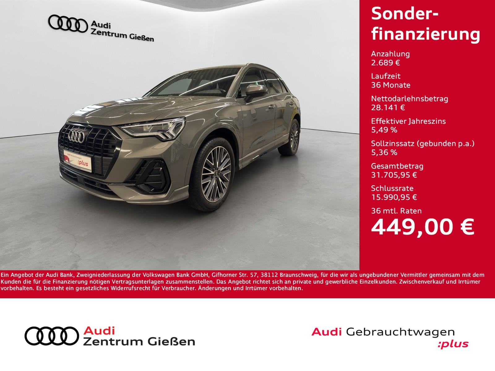 Audi Q3 35 TDI S-tronic S line Black Kamera Navi LED