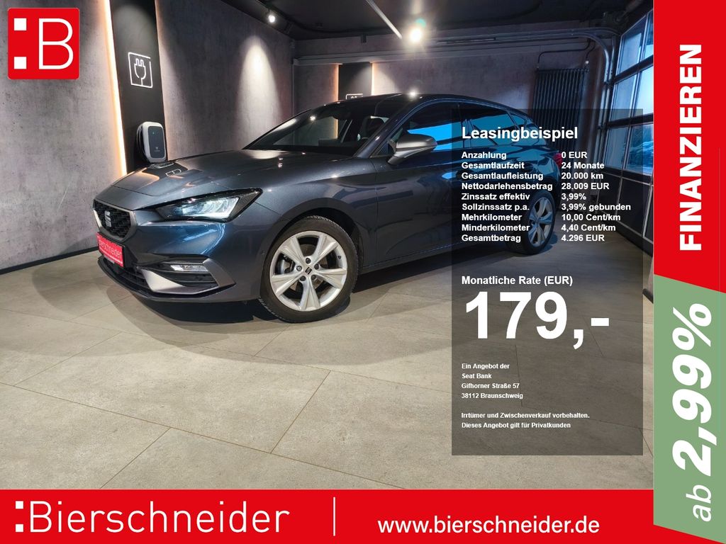 Abbildung Leasingangebot Seat Leon 1.5 eTSI DSG FR ab 179.- 990.- Anzahlung AL