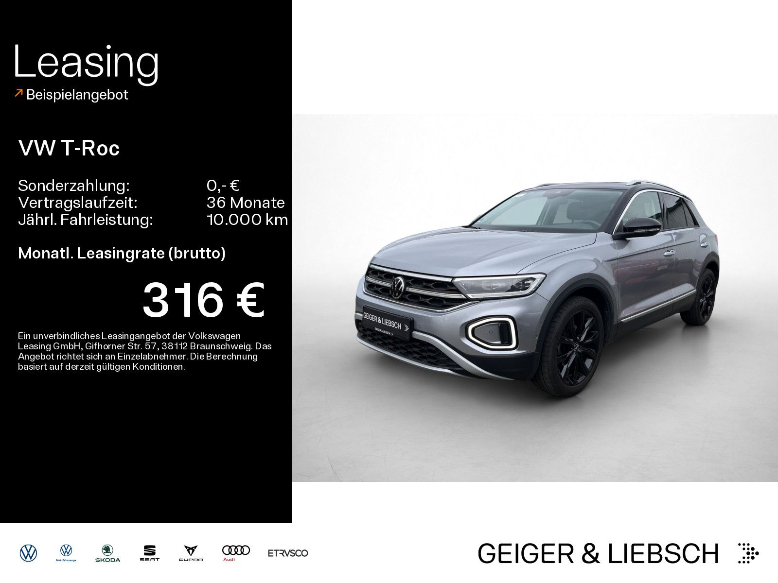 Volkswagen T-Roc 1.5 TSI DSG STYLE*IQ.LIGHT*AHK*KAMERA*PDC*