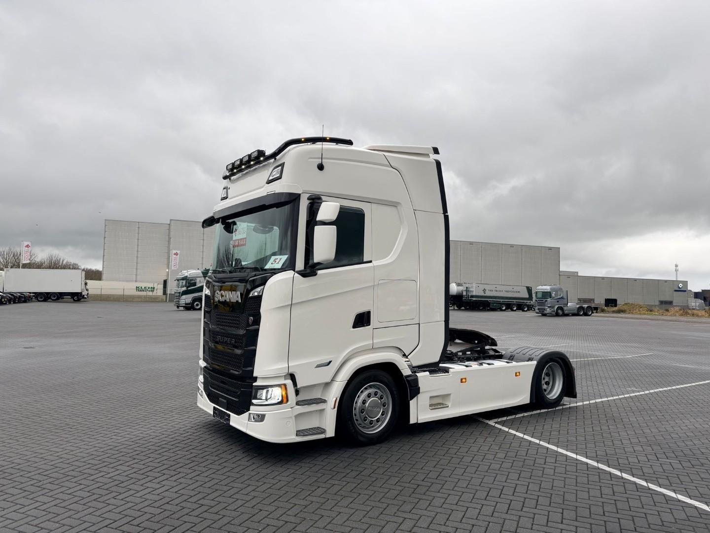 Scania S500 low deck, Full air, retarder, stand airco,