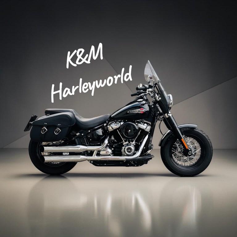 Harley-Davidson Slim  107 cci Kess Auspuff, Blinker, Windschild