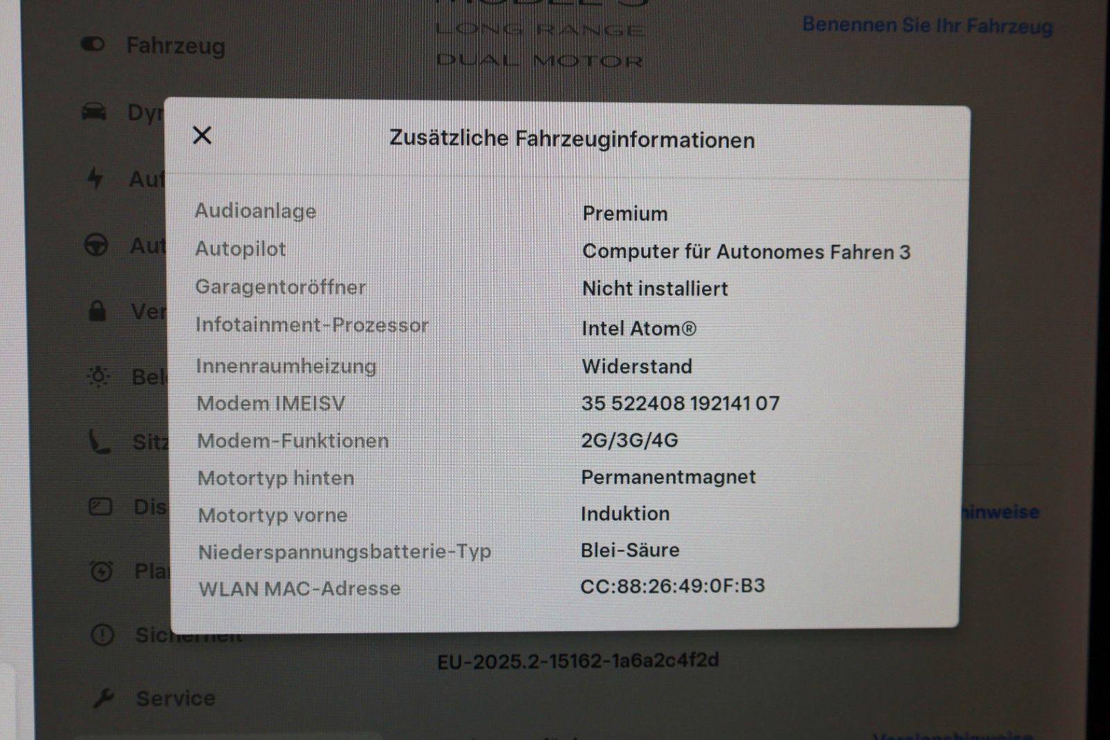 Fahrzeugabbildung Tesla Model 3 Long Range AWD Leder,Navi,LED,Panorama