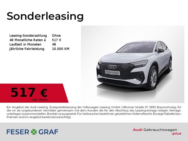 Audi Q4 Sportback 55 qu. S line Matrix RüKa AHK HuD