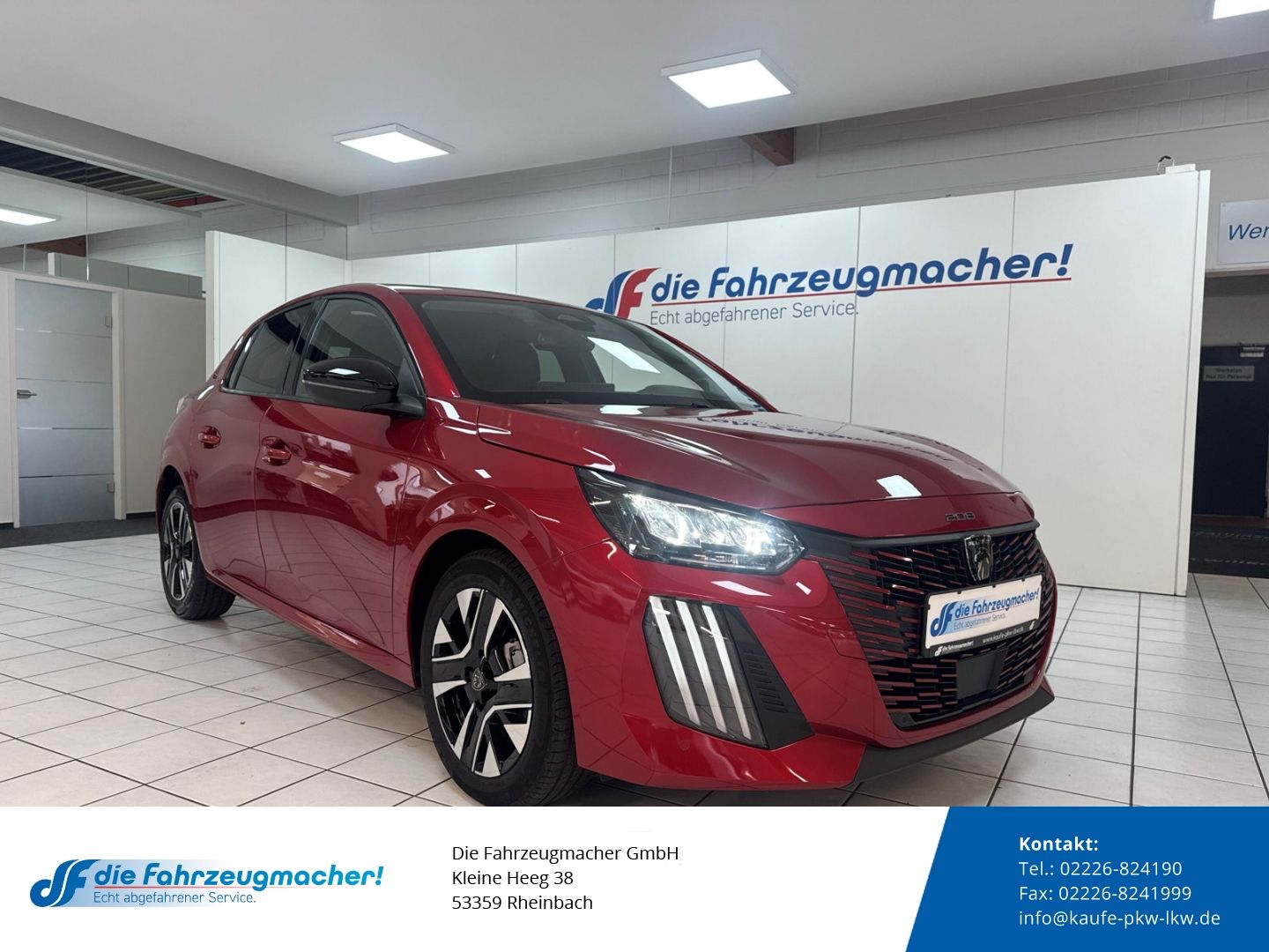 Fahrzeugabbildung Peugeot 208 Allure Digitales Cockpit LED Apple CarPlay A