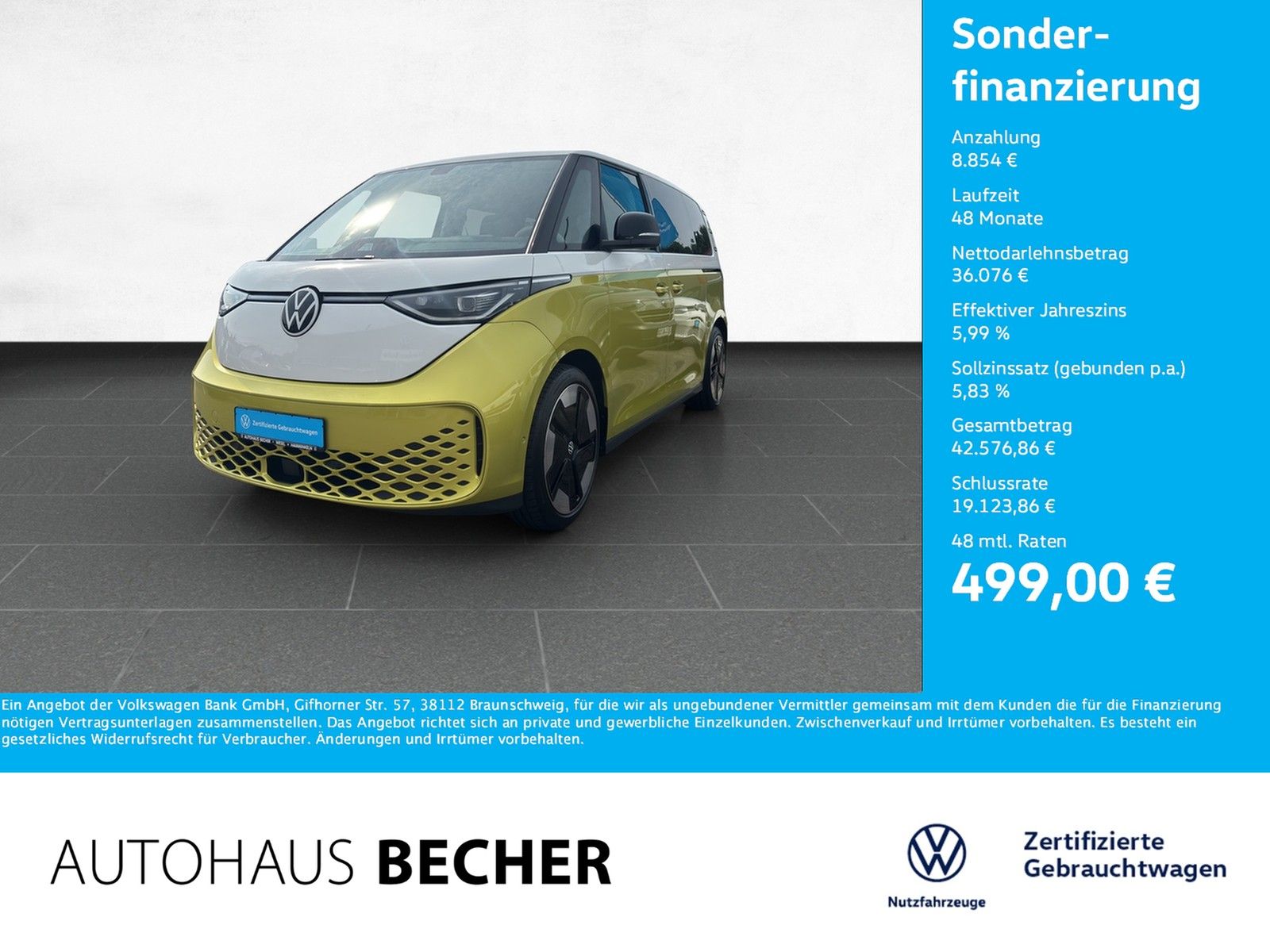 Volkswagen ID.Buzz Pro 150 kW /AHK/Navi/Matrix/360Kam