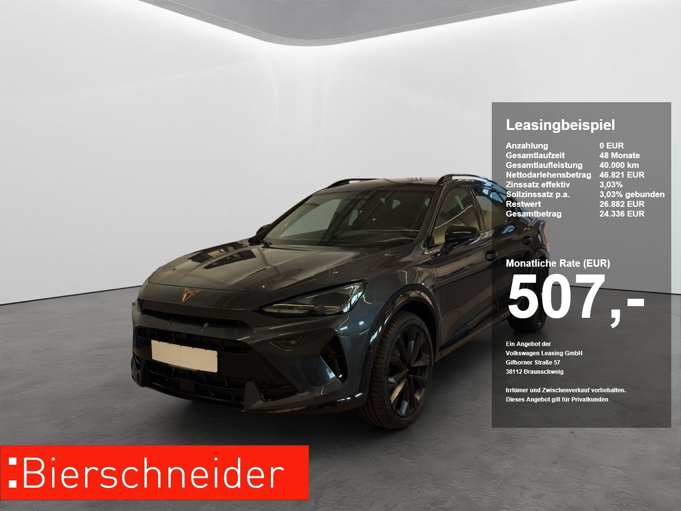 Cupra Formentor 1.5 e-Hybrid DSG VZ Black Edition AHK+