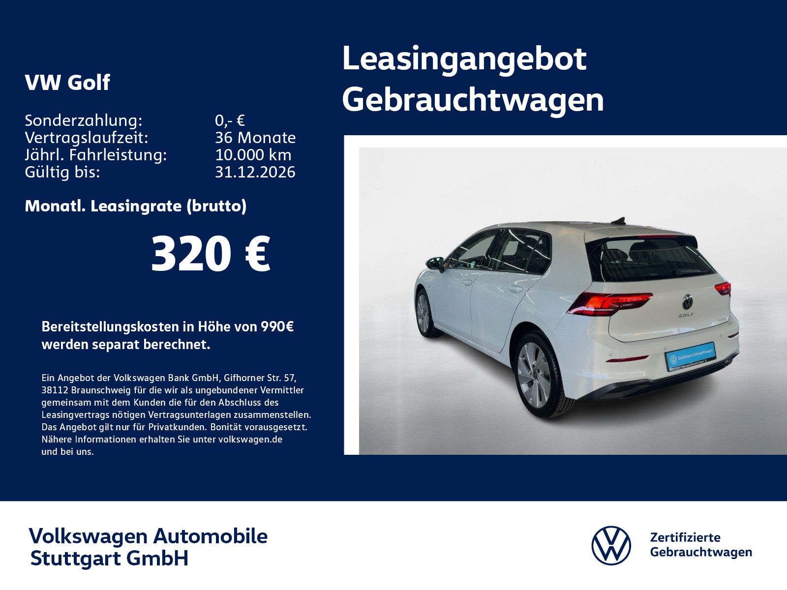 Volkswagen Golf Life 1.5 TSI Hybrid DSG Navi Kamera ACC LED imagem 2