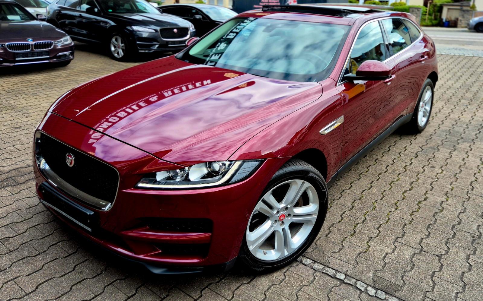 Jaguar F-PACE 3,0d Portfolio AWD/Voll-AHK-PANO-1.Hand