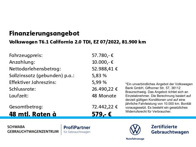 Volkswagen T6 California - Bild 4