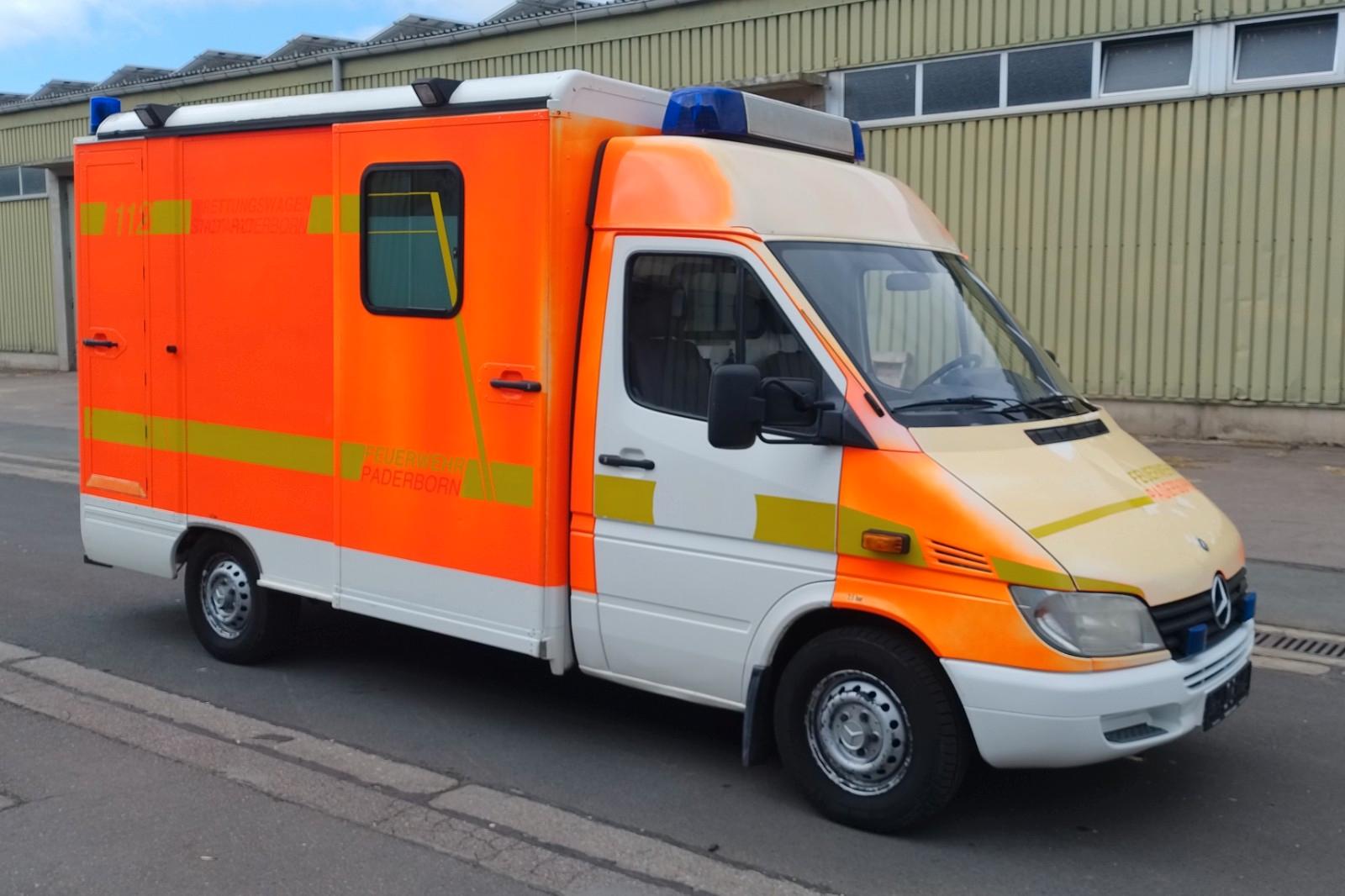 Mercedes-Benz Sprinter 311 CDI RTW mit Strobel Kofferaufbau