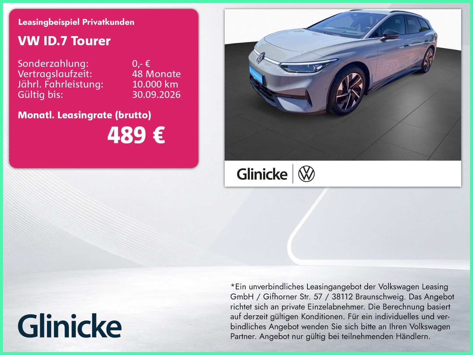Volkswagen ID.7 Tourer Pro 210 kW Navi AHK RFK ACC Wärmep foto 1