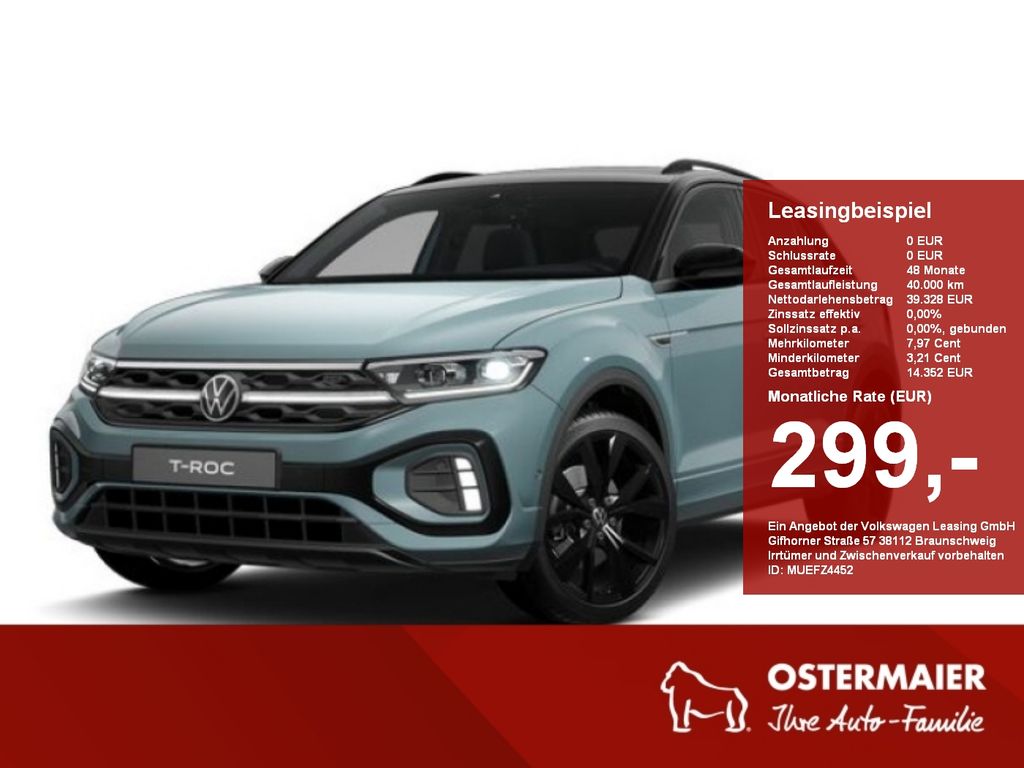 Volkswagen T-Roc R-Line 1.5TSI 150PS DSG 5J-GARANTIE,IQ.LIG