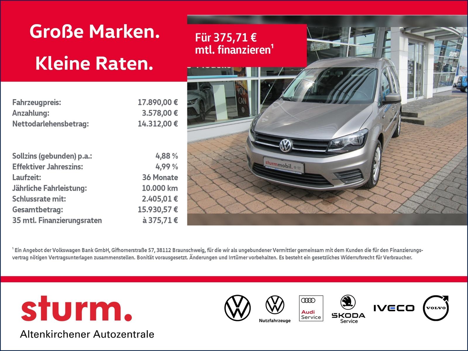 Volkswagen Caddy PKW Trendline 1.4 TSI *Climatronic, SHZ*