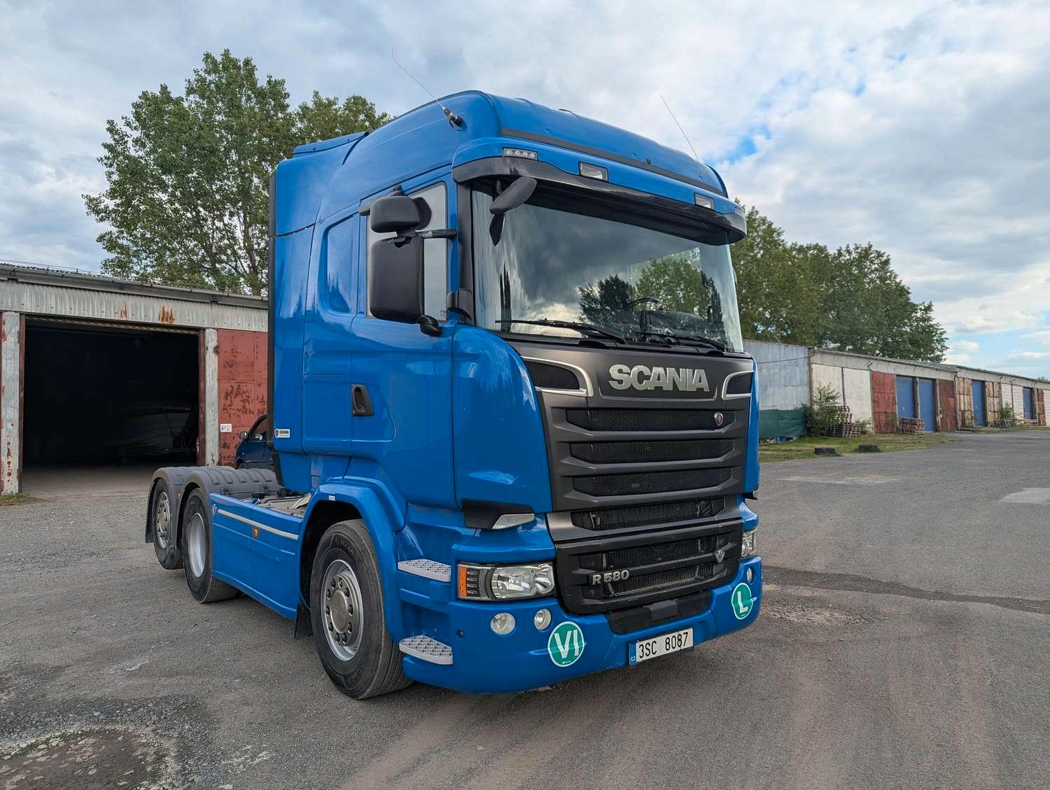 Scania R580 Euro 6, 6x2 - Standard - Retarder, V8