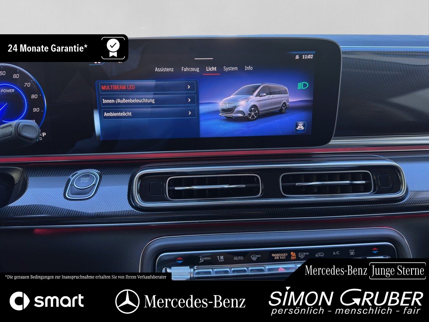 Fahrzeugabbildung Mercedes-Benz EQV 300 Lang Leder Multibeam Distr. Service inkl