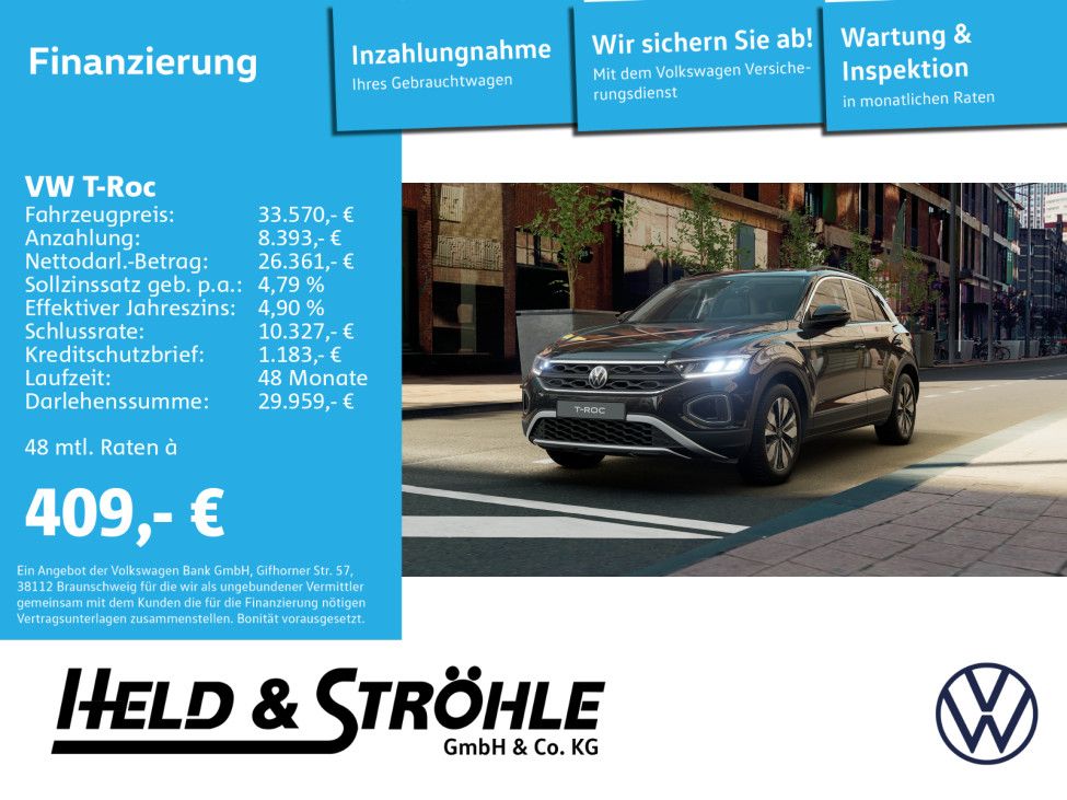 Volkswagen T-Roc Goal 1.0 l TSI OPF 85 kW 6-Gang KAM
